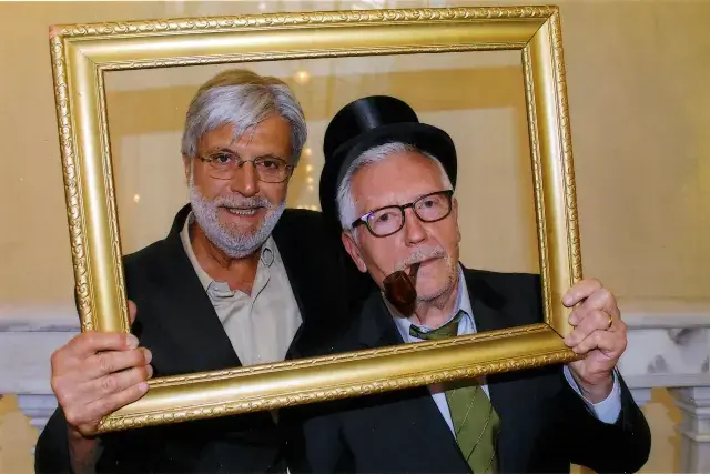 2014-05-17 – Con José López Martí, en una fiesta.
